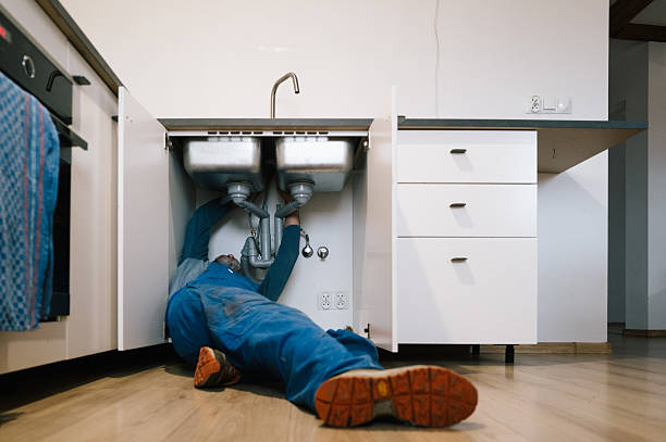 Professional Drain Cleaning technician working in North Grosvenordale, CT